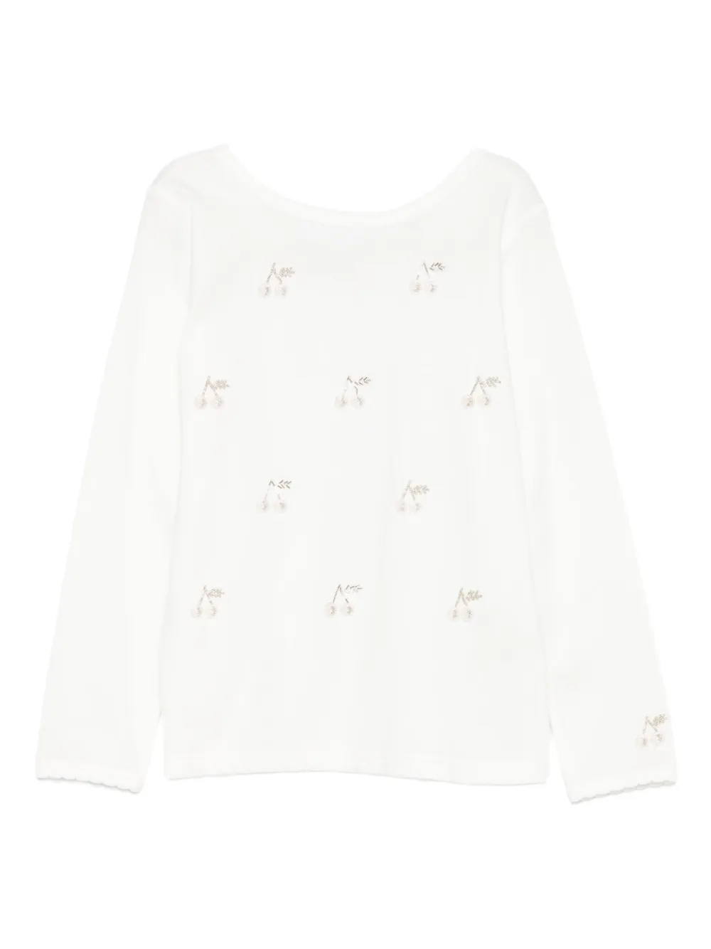 Лонгслив с логотипом Bonpoint, белый
Лонгслив с логотипом Bonpoint, белый