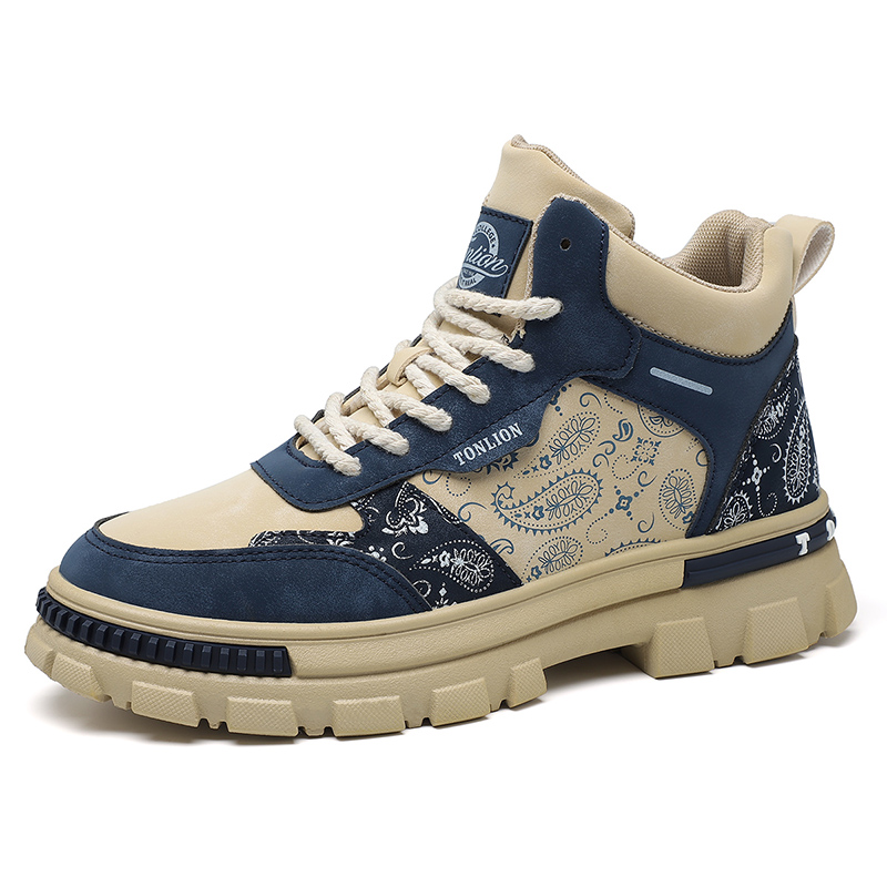 Tonlion Короткие мартинсы 4 см мужские бежево-голубые, цвет Beige Blue
Tonlion Короткие мартинсы 4 см мужские бежево-голубые, цвет Beige Blue