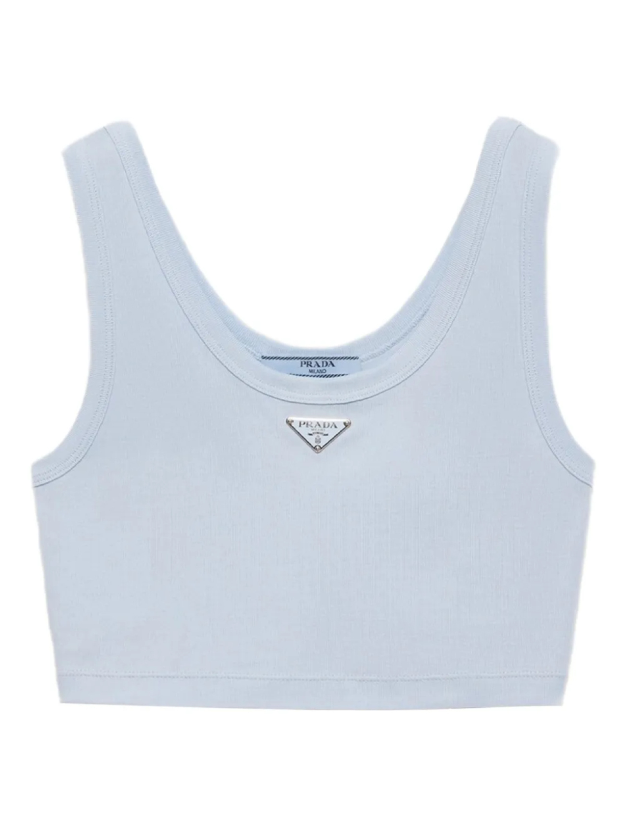 Prada топ в рубчик, синий
Prada топ в рубчик, синий