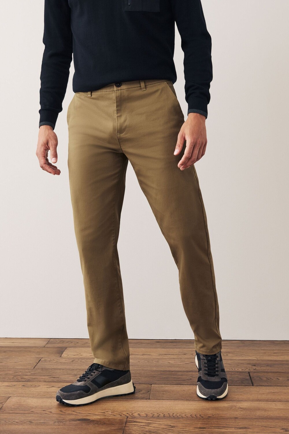 Брюки-чиносы стрейч Next, коричневый
Брюки-чиносы стрейч Next, коричневый