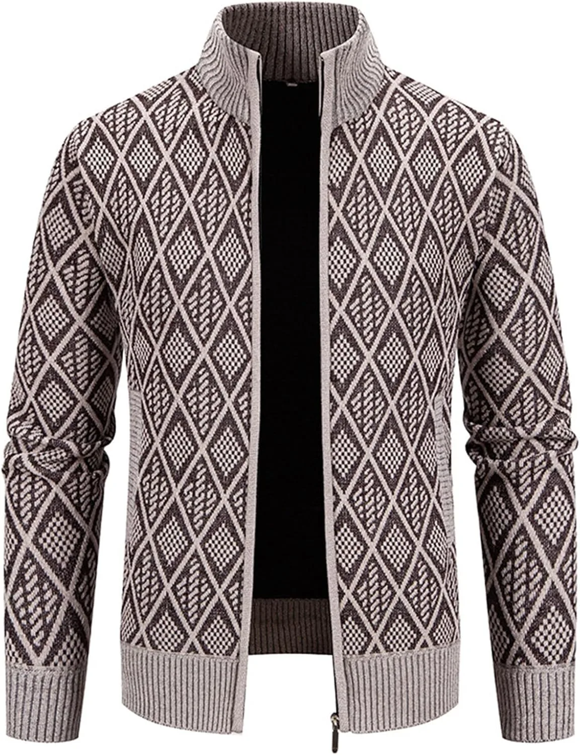 Мужской вязаный кардиган с принтом и карманами Smxrfitk
Мужской вязаный кардиган с принтом и карманами Smxrfitk
