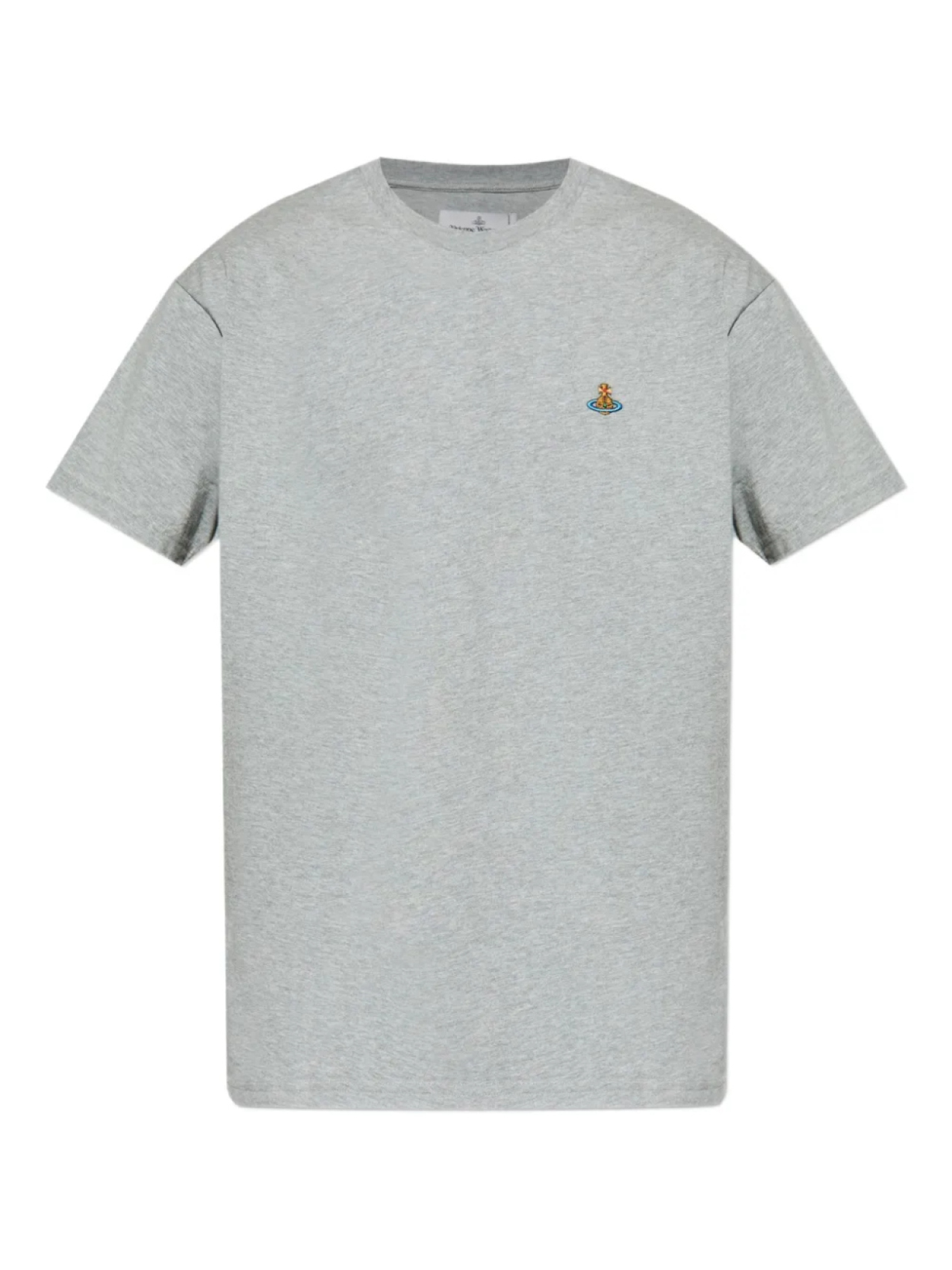 Футболка с вышитым логотипом Vivienne Westwood, серый 
Футболка с вышитым логотипом Vivienne Westwood, серый