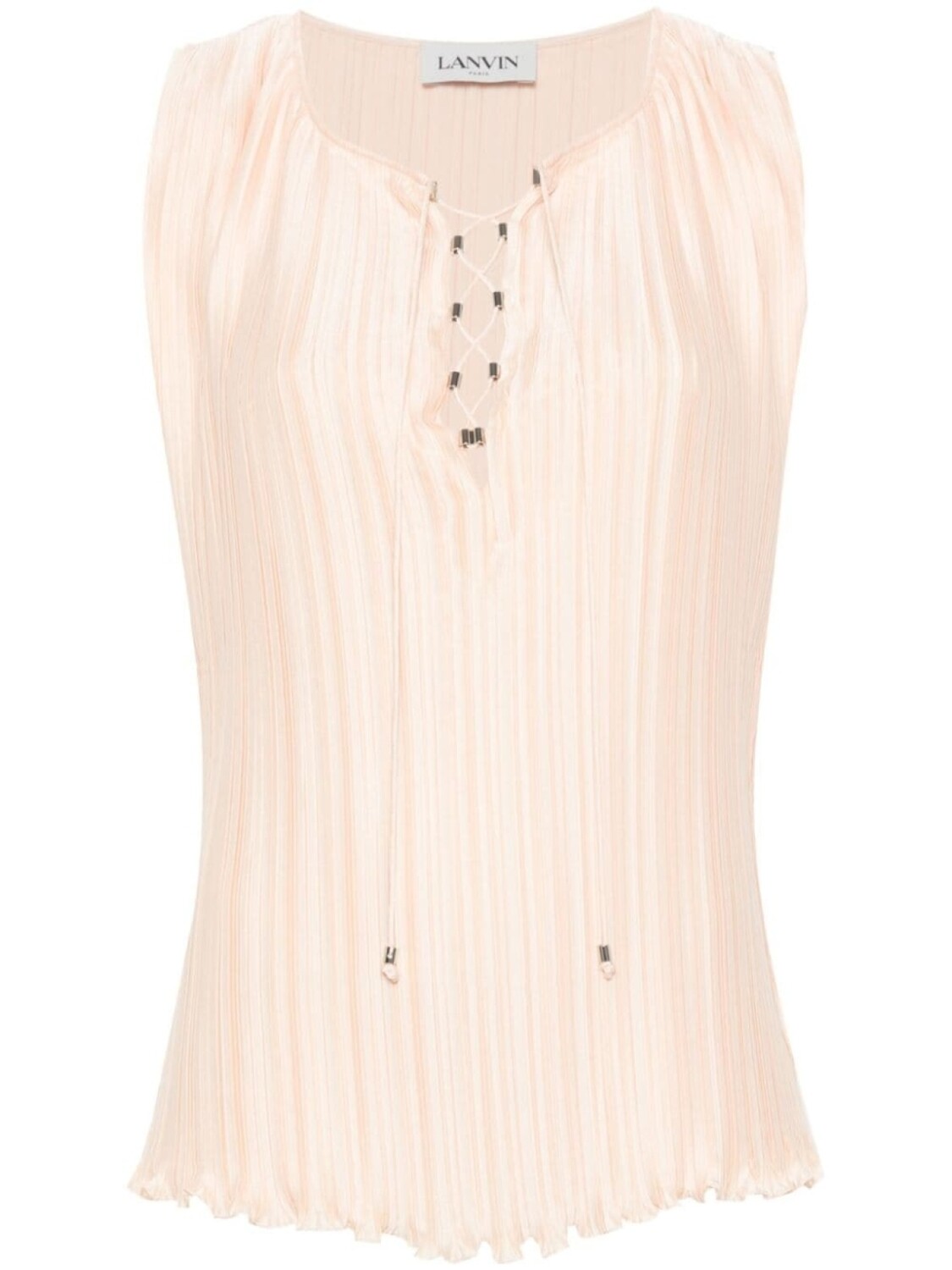 Плиссированная блузка Lanvin с кулиской, оранжевый
Плиссированная блузка Lanvin с кулиской, оранжевый