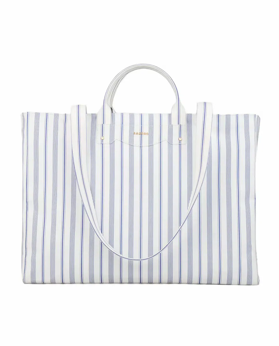 Женская полосатая холщовая сумка-тоут Sandro, мультиколор
Женская полосатая холщовая сумка-тоут Sandro, мультиколор