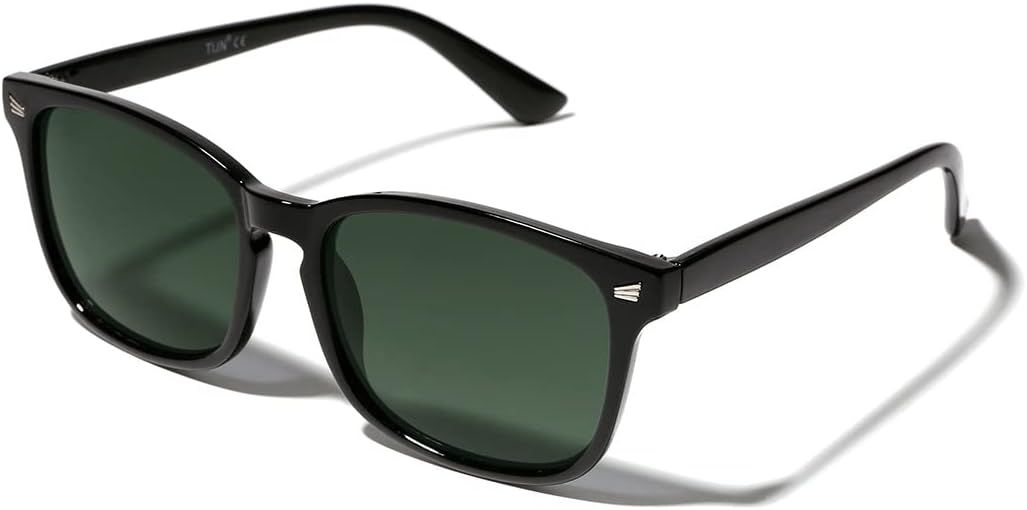 Поляризованные солнцезащитные очки TIJN для женщин и мужчин, классическая квадратная оправа, защита от УФ-излучения, стильные и модные солнцезащитные очки, 14.black Frame / Green Lens
Поляризованные солнцезащитные очки TIJN для женщин и мужчин, классическая квадратная оправа, защита от УФ-излучения, стильные и модные солнцезащитные очки, 14.black Frame / Green Lens