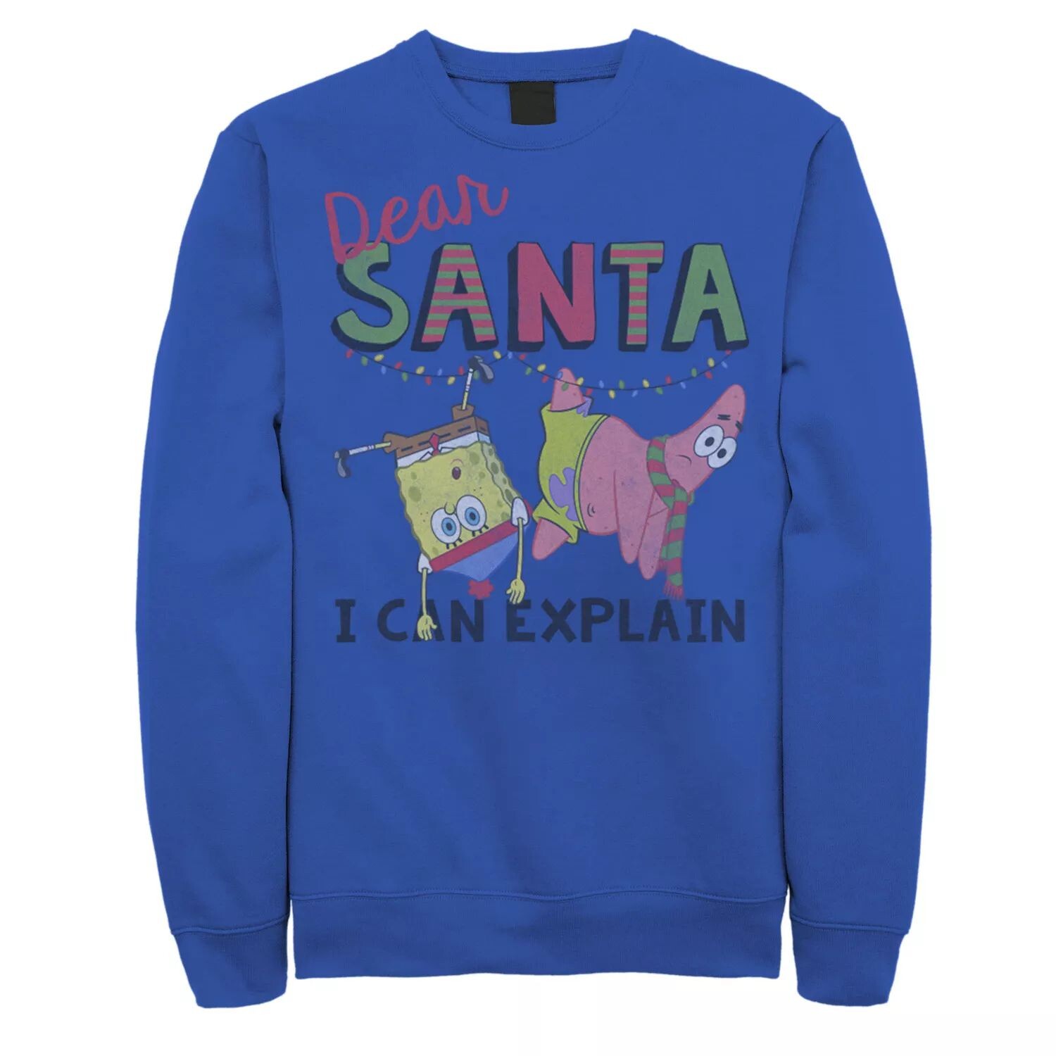 Мужская толстовка с изображением Губки Боба Квадратные Штаны «Санта, я могу объяснить» Nickelodeon
Мужская толстовка с изображением Губки Боба Квадратные Штаны «Санта, я могу объяснить» Nickelodeon