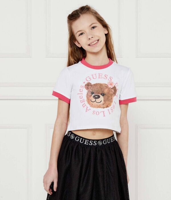 Футболка Guess Cropped Fit, белый
Футболка Guess Cropped Fit, белый