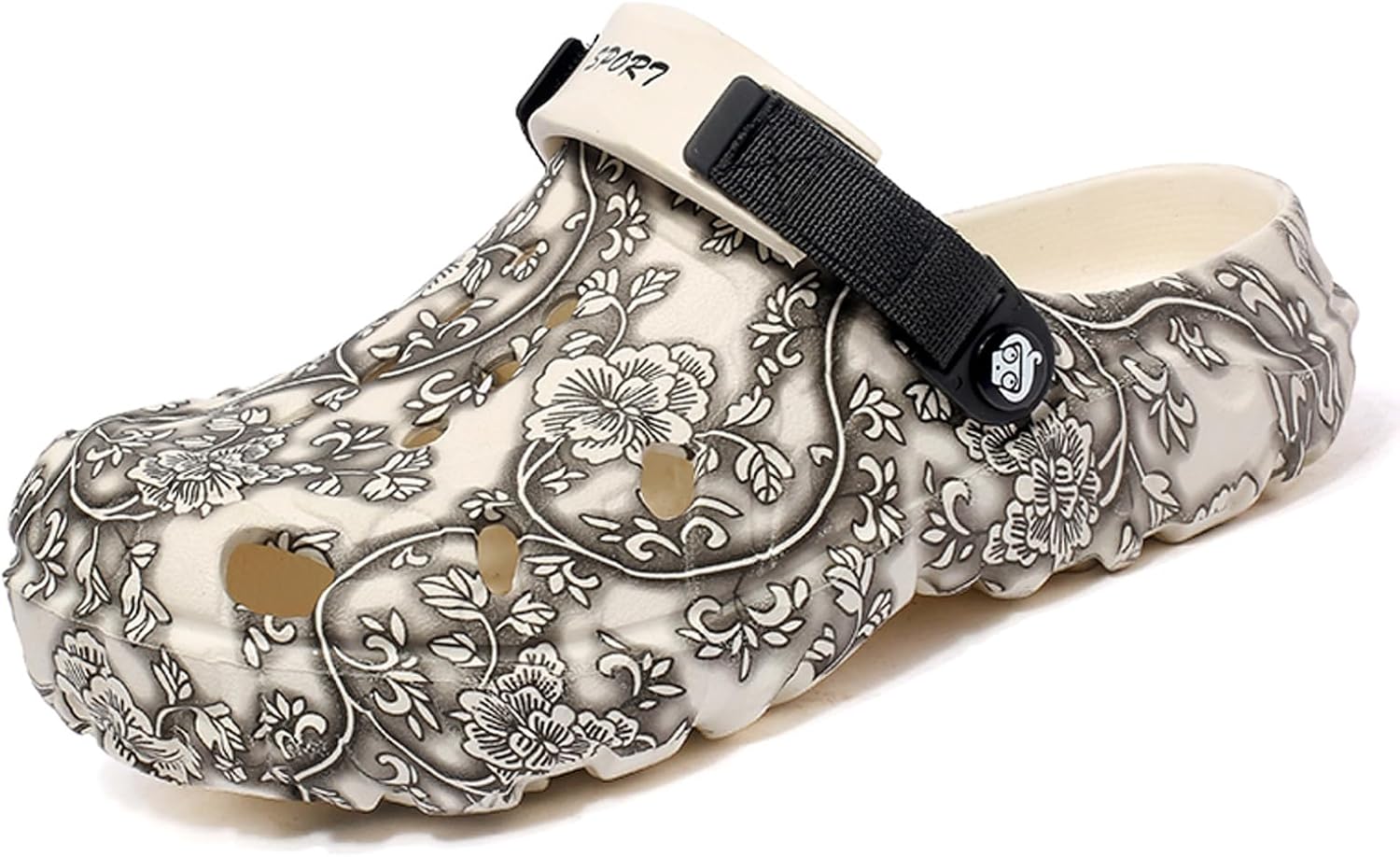 Мужские садовые сабо: шлепанцы с принтом - легкие тапочки для душа - водонепроницаемые мюли для прогулок на улице и путешествий Xjitiger, бежевый
Мужские садовые сабо: шлепанцы с принтом - легкие тапочки для душа - водонепроницаемые мюли для прогулок на улице и путешествий Xjitiger, бежевый