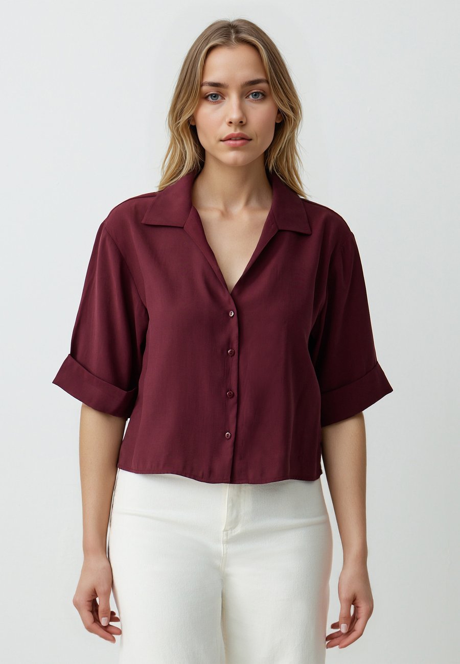 Блуза Jimmy Key Button-down blouse, Burgundy/Bordeaux
Блуза Jimmy Key Button-down blouse, Burgundy/Bordeaux