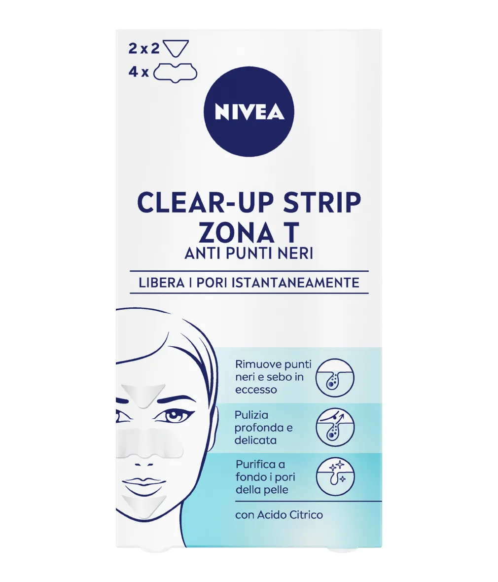 Nivea Clear-Up Strip T Zone Patches, 6 шт., для удаления черных точек
Nivea Clear-Up Strip T Zone Patches, 6 шт., для удаления черных точек