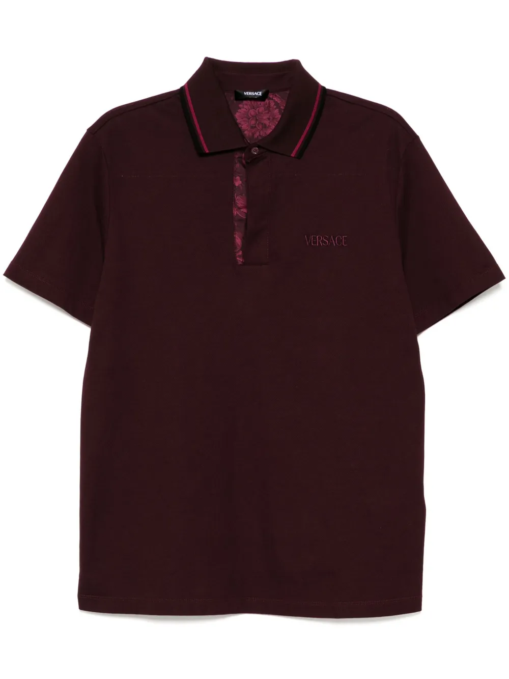 Рубашка поло с вышитым логотипом VERSACE, фиолетовый
Рубашка поло с вышитым логотипом VERSACE, фиолетовый