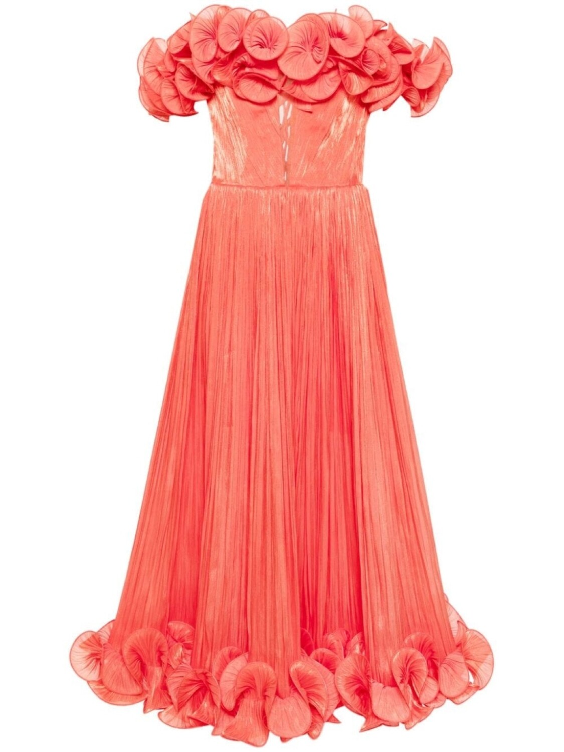 Ana Radu платье с оборками, оранжевый
Ana Radu платье с оборками, оранжевый