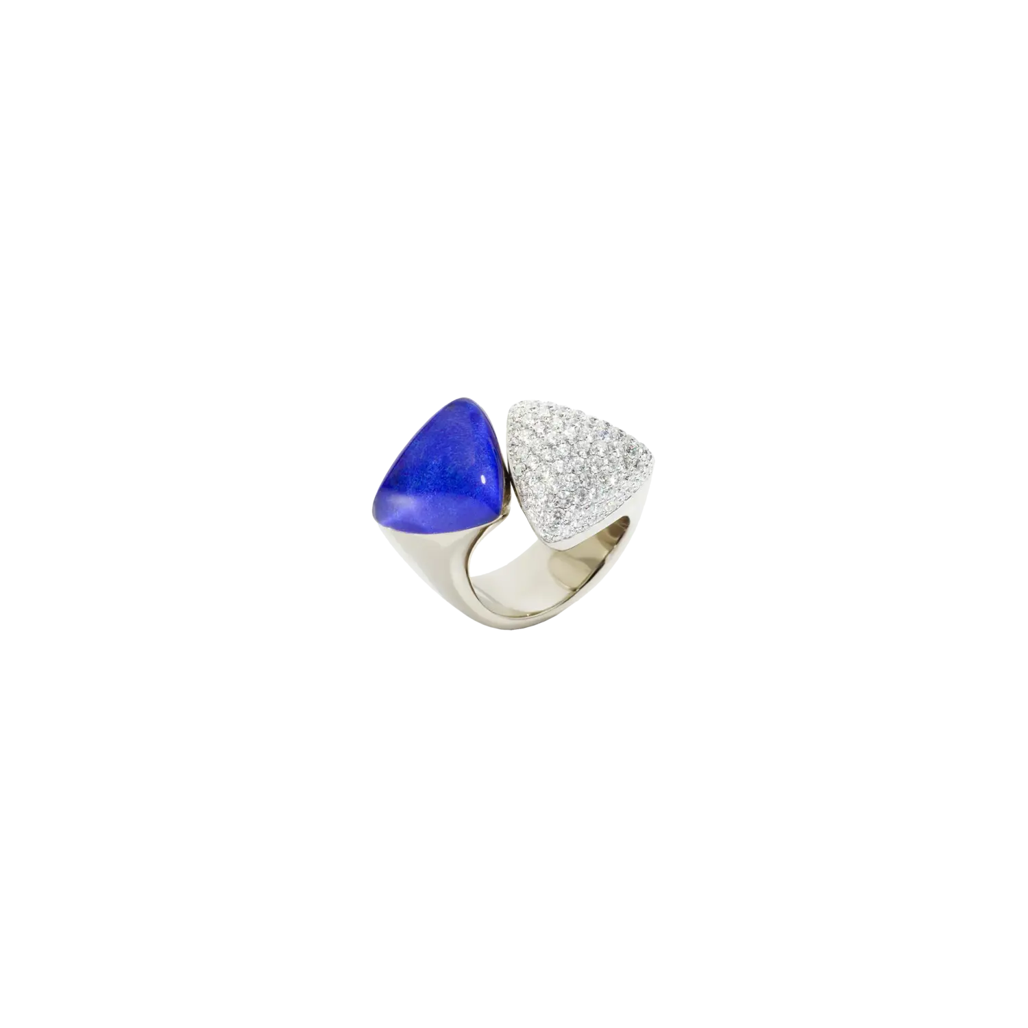 Кольцо Vhernier Freccia из белого золота с бриллиантами, лазуритом и горным хрусталем
Кольцо Vhernier Freccia из белого золота с бриллиантами, лазуритом и горным хрусталем