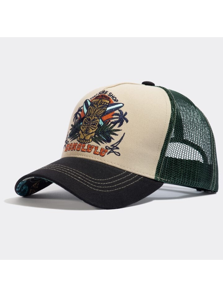 Бейсболка King Kerosin Trucker Cap Honolulu, бежевый 
Бейсболка King Kerosin Trucker Cap Honolulu, бежевый