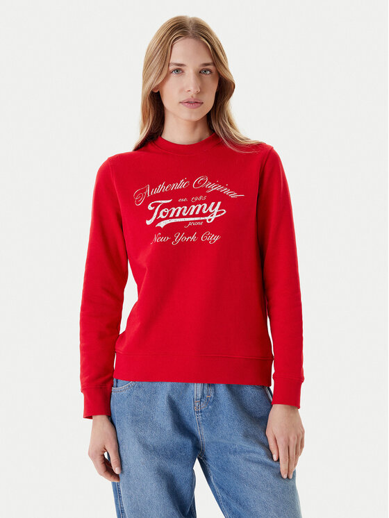 Толстовка обычного кроя Essential DW0DW20942 Tommy Jeans, красный
Толстовка обычного кроя Essential DW0DW20942 Tommy Jeans, красный
