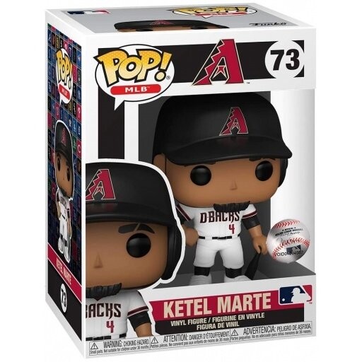Funko POP! MLB, коллекционная фигурка, Diamondbacks, Кетел Марте, 73 года
Funko POP! MLB, коллекционная фигурка, Diamondbacks, Кетел Марте, 73 года