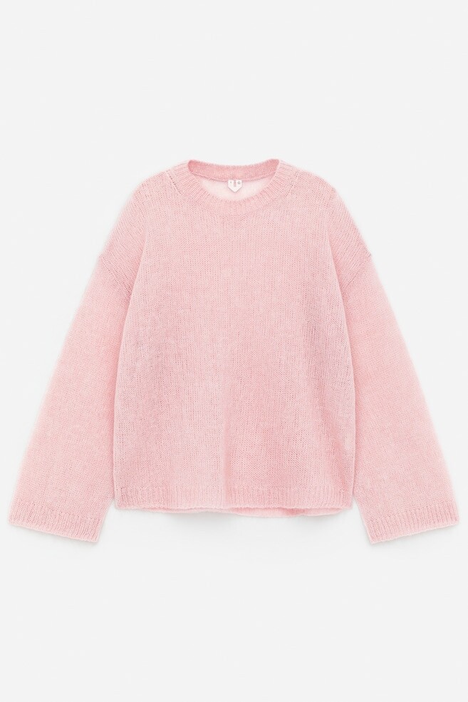 Свитер из шерсти и мохера Arket, розовый
Свитер из шерсти и мохера Arket, розовый