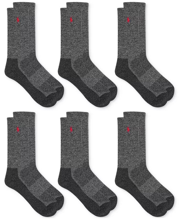 Мужские носки Performance Red Pony Crew, 6 пар Polo Ralph Lauren, черный
Мужские носки Performance Red Pony Crew, 6 пар Polo Ralph Lauren, черный