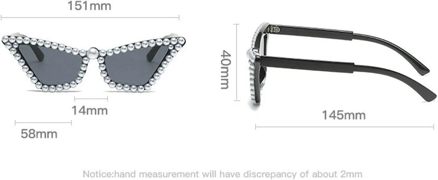 COTIA Модные милые солнцезащитные очки «кошачий глаз» с жемчужной оправой для женщин, сверкающая треугольная оправа, очки для дискотек и вечеринок, Green
COTIA Модные милые солнцезащитные очки «кошачий глаз» с жемчужной оправой для женщин, сверкающая треугольная оправа, очки для дискотек и вечеринок, Green