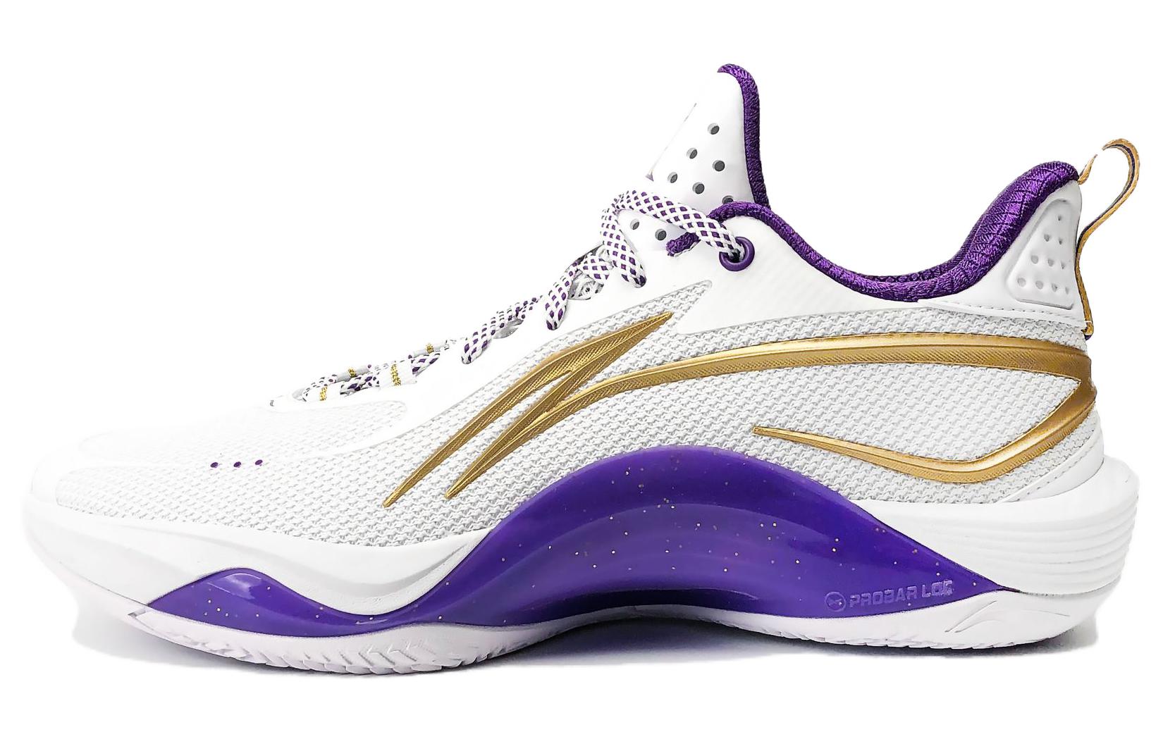 Мужские низкие баскетбольные кроссовки Li Ning, белые/фиолетовые/золотые
Мужские низкие баскетбольные кроссовки Li Ning, белые/фиолетовые/золотые