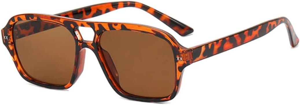 Классические винтажные солнцезащитные очки с двойной перемычкой для женщин и мужчин, ретро-стиль, модные очки для вождения, путешествий, защита от УФ-излучения UV400 VVTWSSW, Leopard Brown
Классические винтажные солнцезащитные очки с двойной перемычкой для женщин и мужчин, ретро-стиль, модные очки для вождения, путешествий, защита от УФ-излучения UV400 VVTWSSW, Leopard Brown