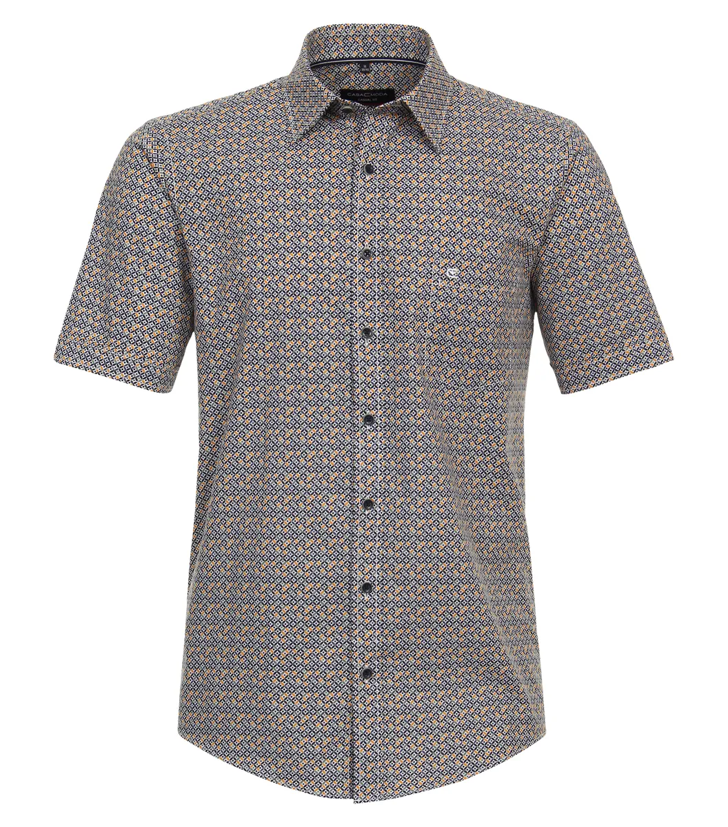 Рубашка CASAMODA с короткими рукавами "Повседневная рубашка CASAMODA с короткими рукавами и принтом ", желтый
Рубашка CASAMODA с короткими рукавами "Повседневная рубашка CASAMODA с короткими рукавами и принтом ", желтый