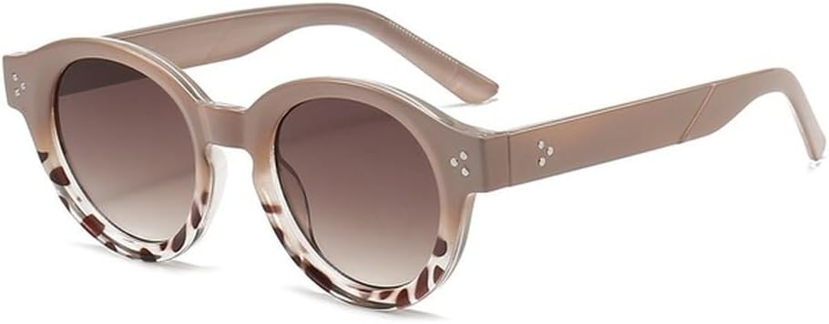 Винтажные круглые солнцезащитные очки для женщин и мужчин, градиентные солнцезащитные очки, модные женские очки класса люкс с прозрачными линзами и защитой от УФ-излучения UV400 TVTBBVV, Tea
Винтажные круглые солнцезащитные очки для женщин и мужчин, градиентные солнцезащитные очки, модные женские очки класса люкс с прозрачными линзами и защитой от УФ-излучения UV400 TVTBBVV, Tea