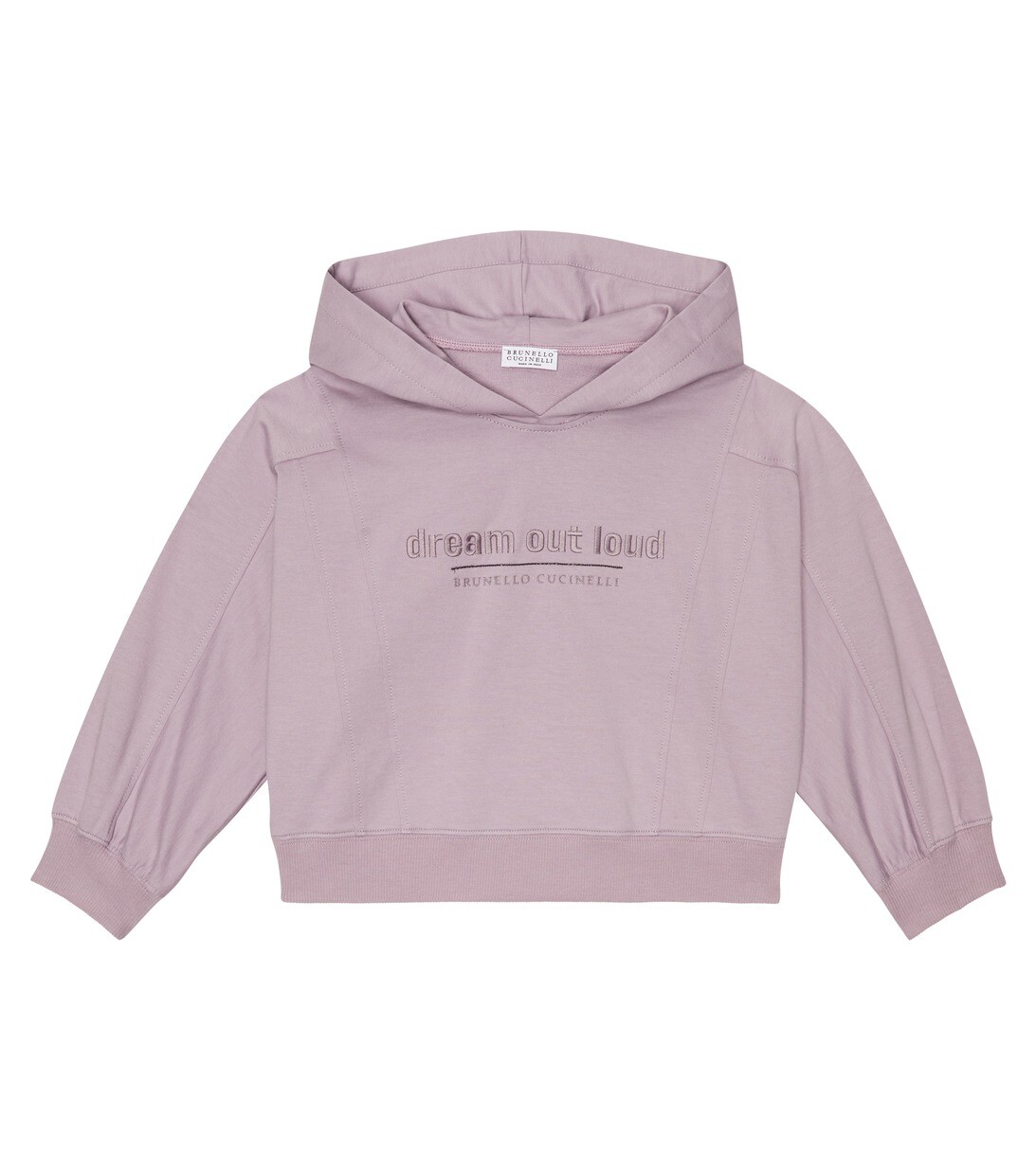 Худи из хлопка с вышивкой Brunello Cucinelli, фиолетовый
Худи из хлопка с вышивкой Brunello Cucinelli, фиолетовый