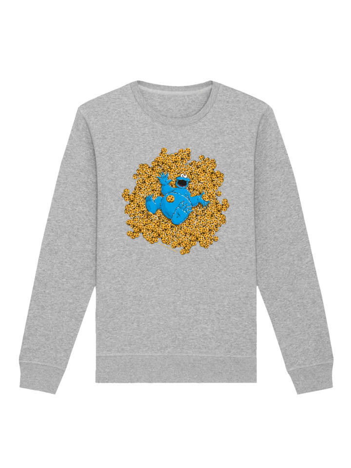 Толстовка F4NT4STIC Sweatshirt Sesamstraße Cookie Monster Coockie Bad, пятнистый серый
Толстовка F4NT4STIC Sweatshirt Sesamstraße Cookie Monster Coockie Bad, пятнистый серый
