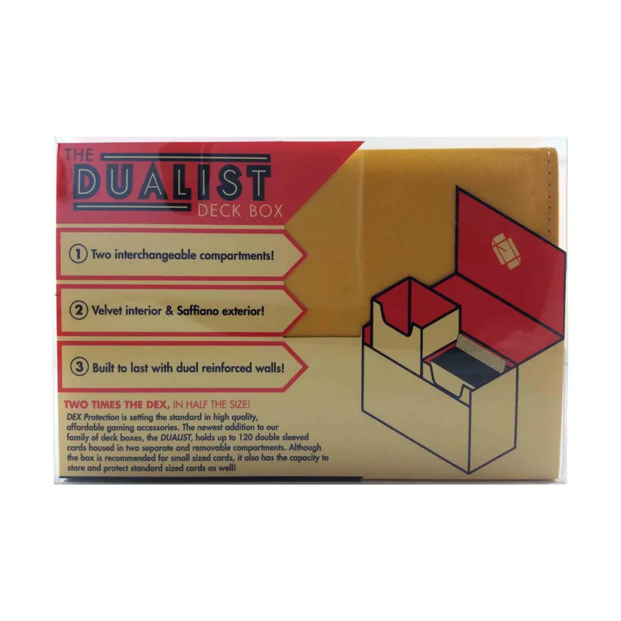 Коробка для колоды Dualist - желтая, Dualist Series Deck Boxes
Коробка для колоды Dualist - желтая, Dualist Series Deck Boxes