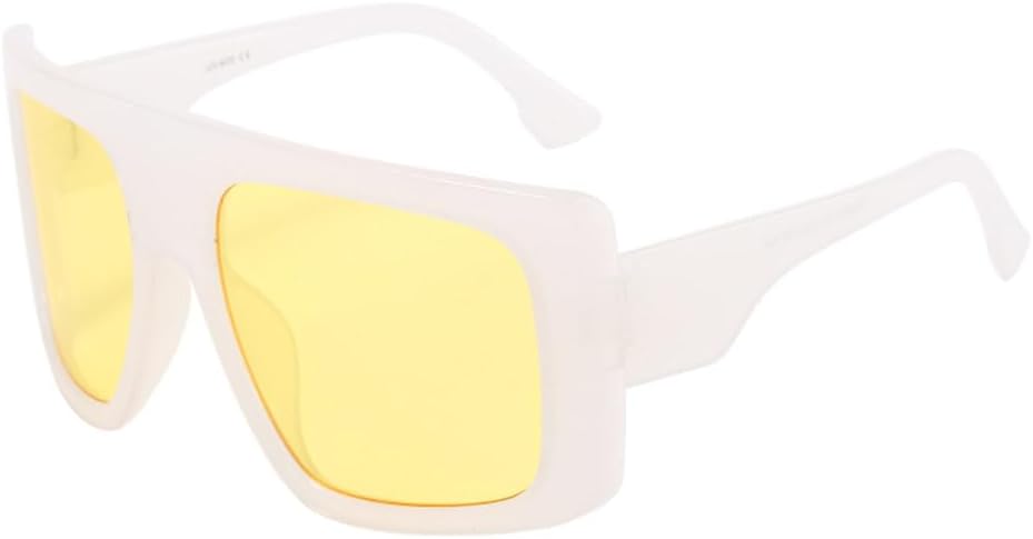 Модные, стильные, большие панк-солнцезащитные очки для женщин и мужчин, уникальные солнцезащитные очки класса люкс с защитой от УФ-излучения UV400 generic, White Yellow
Модные, стильные, большие панк-солнцезащитные очки для женщин и мужчин, уникальные солнцезащитные очки класса люкс с защитой от УФ-излучения UV400 generic, White Yellow