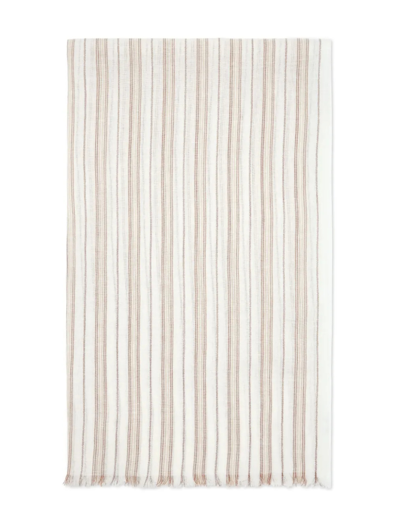 Brunello Cucinelli шарф в полоску, нейтральный
Brunello Cucinelli шарф в полоску, нейтральный