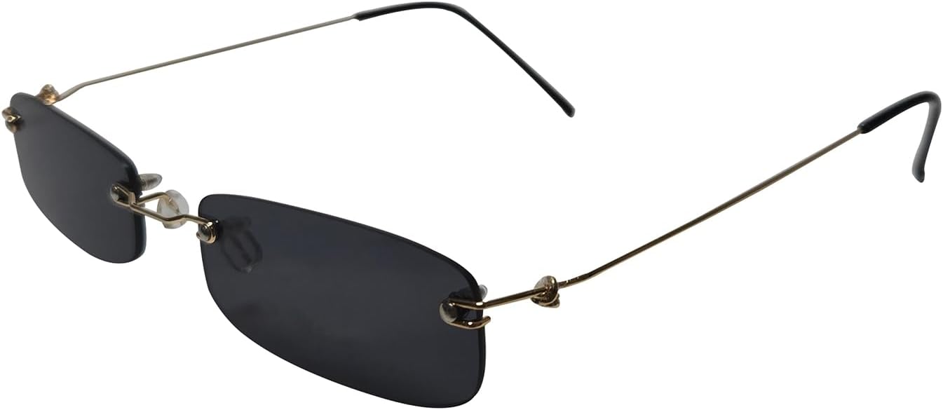 Миниатюрные, тонкие, безободковые солнцезащитные очки из сплава в минималистичном стиле — 100% защита от УФ-излучения, идеальное сочетание стиля и функциональности Generic, Black
Миниатюрные, тонкие, безободковые солнцезащитные очки из сплава в минималистичном стиле — 100% защита от УФ-излучения, идеальное сочетание стиля и функциональности Generic, Black