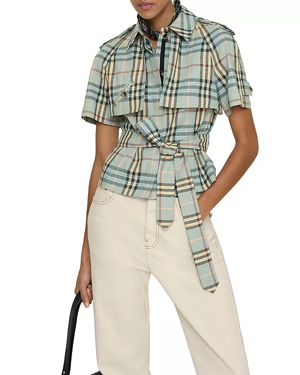 Рубашка-Тренч Liv Burberry, синий
Рубашка-Тренч Liv Burberry, синий