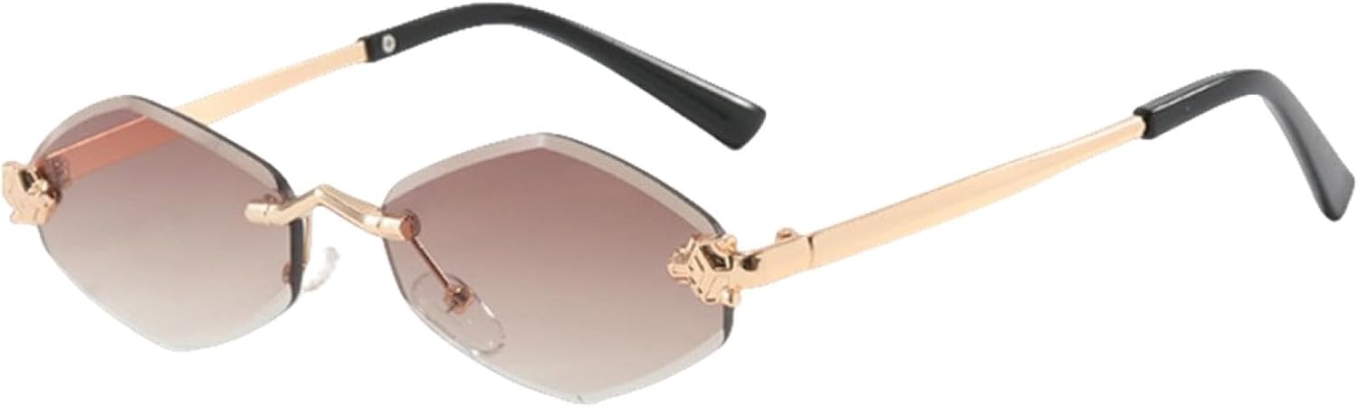 Модные маленькие многоугольные солнцезащитные очки для женщин, роскошные коричневые ромбовидные очки, винтажные металлические солнцезащитные очки для женщин generic, Gold Tea
Модные маленькие многоугольные солнцезащитные очки для женщин, роскошные коричневые ромбовидные очки, винтажные металлические солнцезащитные очки для женщин generic, Gold Tea