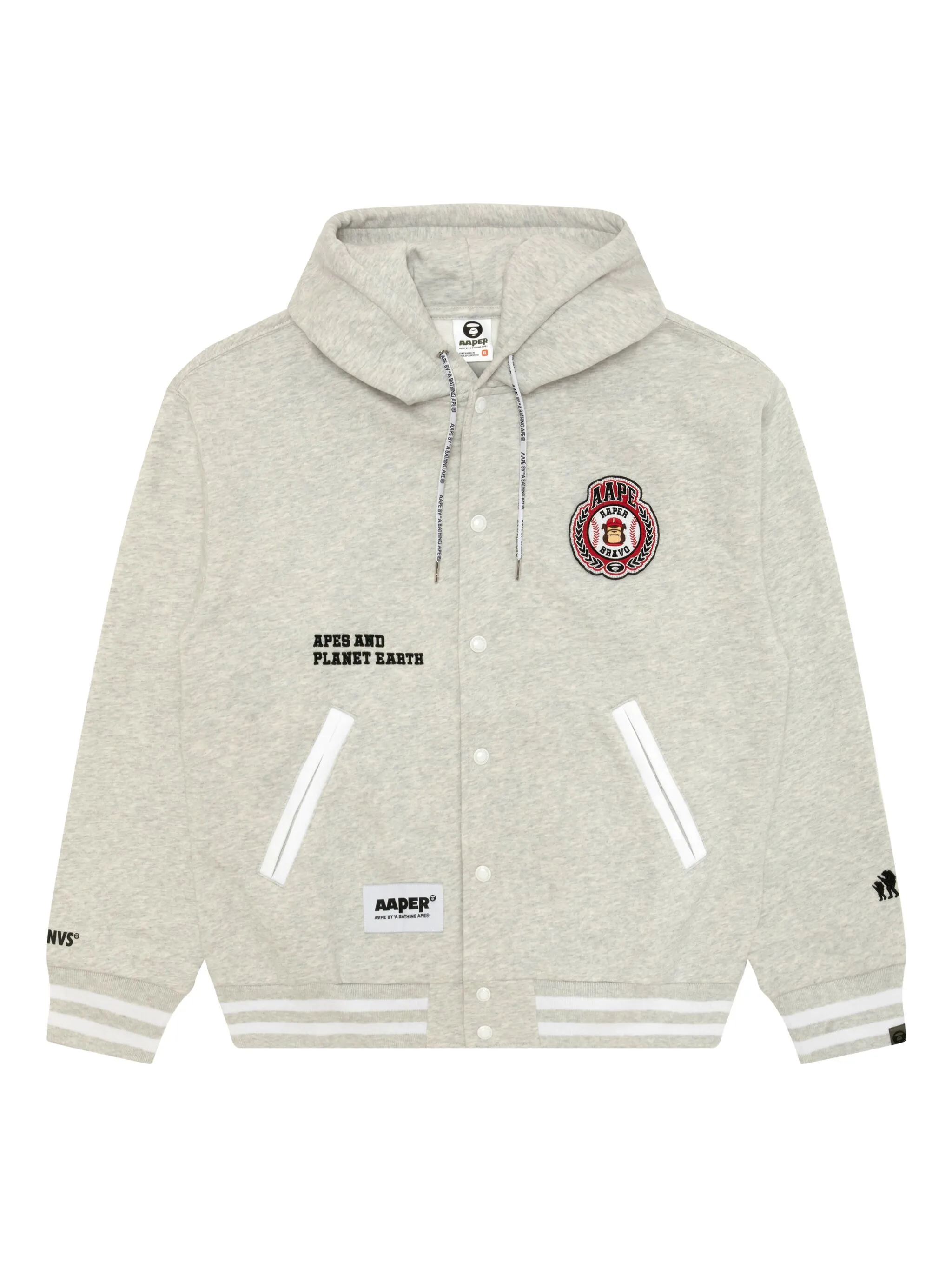 Худи с аппликацией Aape By A Bathing Ape, серый
Худи с аппликацией Aape By A Bathing Ape, серый