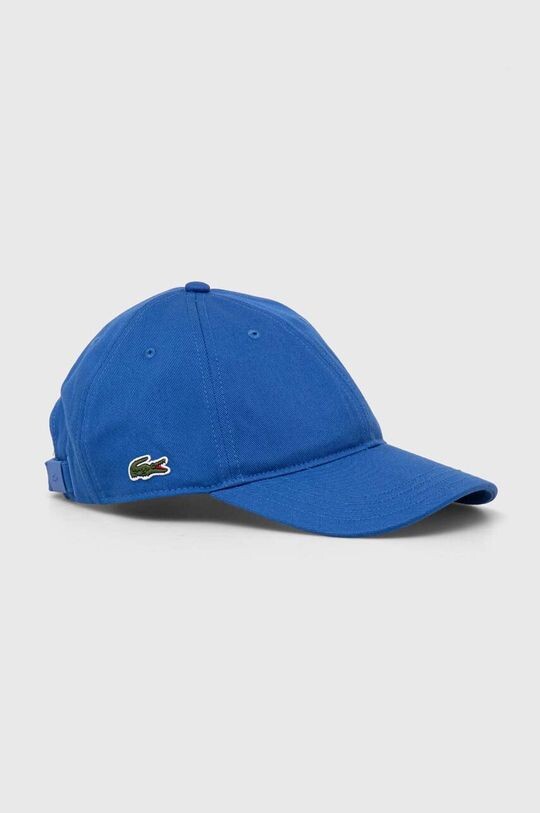 Хлопковая бейсболка Lacoste, синий 
Хлопковая бейсболка Lacoste, синий