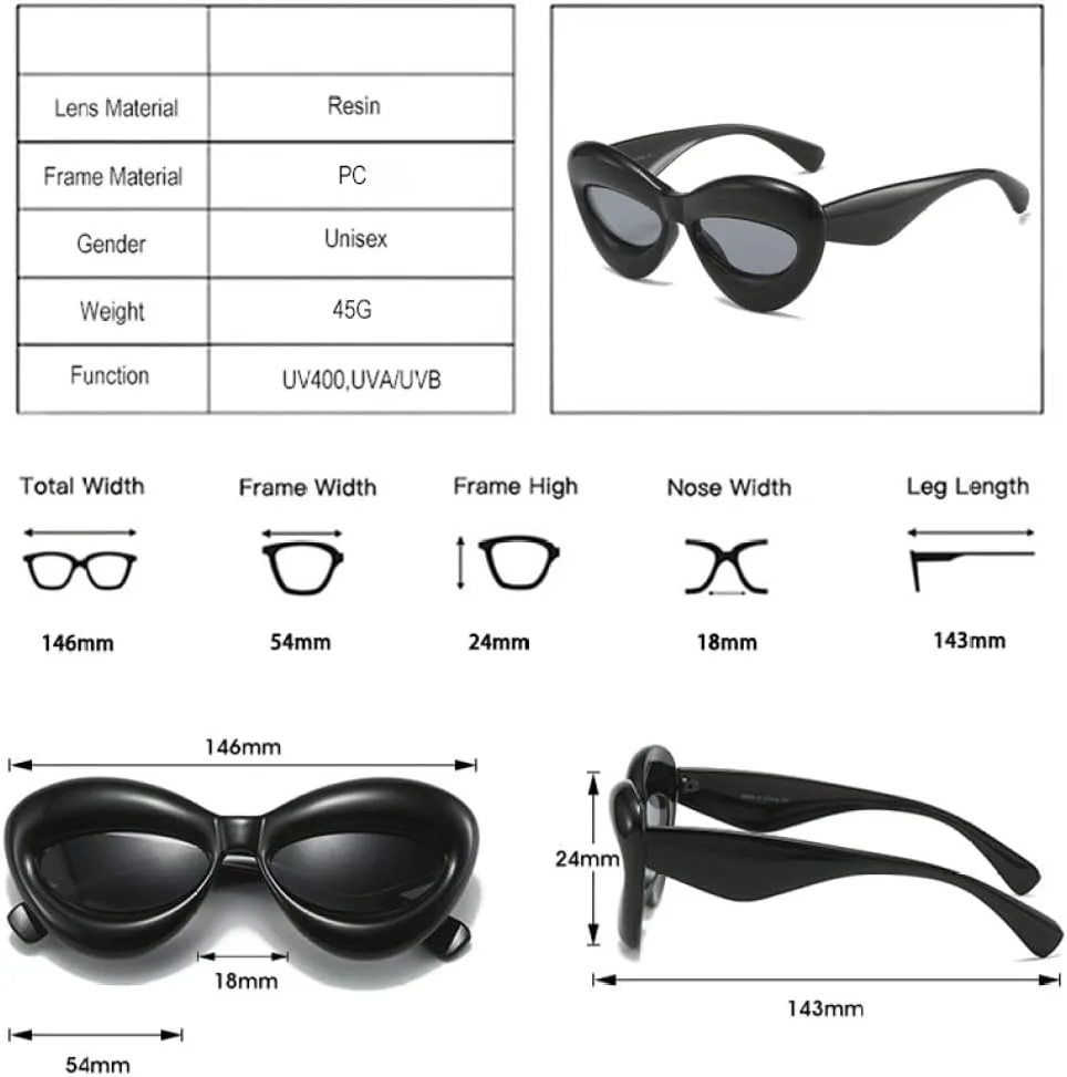 Солнцезащитные очки LVTFCO Retro Cat Eye Candy Color для женщин, модные, с овальными линзами, защита от УФ-излучения UV400, для мужчин, желто-розовые, Pink Grey
Солнцезащитные очки LVTFCO Retro Cat Eye Candy Color для женщин, модные, с овальными линзами, защита от УФ-излучения UV400, для мужчин, желто-розовые, Pink Grey