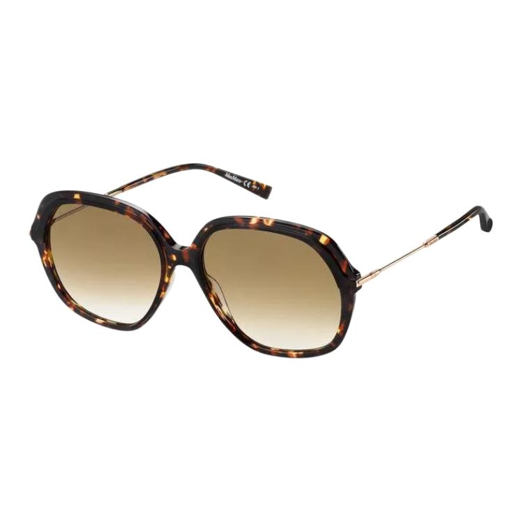 MaxMara Пластиковые ацетатные солнцезащитные очки нестандартной формы женские коричневые, Brown
MaxMara Пластиковые ацетатные солнцезащитные очки нестандартной формы женские коричневые, Brown