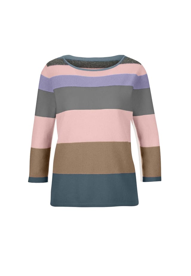 Короткий кашемировый свитер с полосками Madeleine, мультиколор
Короткий кашемировый свитер с полосками Madeleine, мультиколор