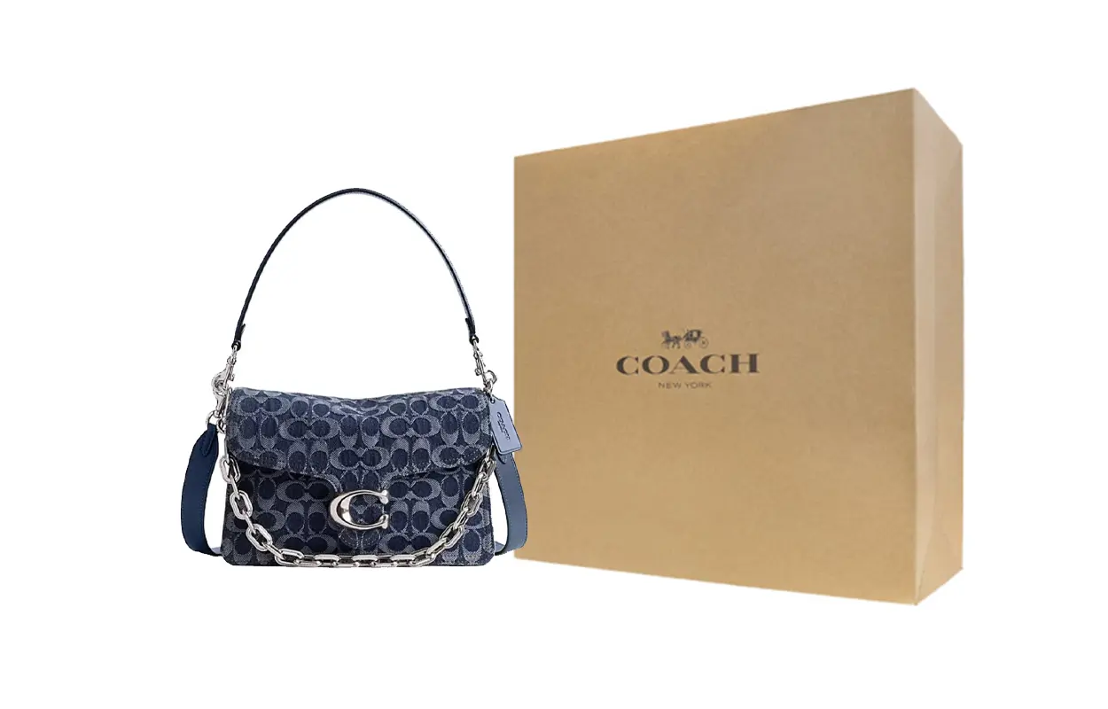COACH Сумка кроссбоди Tabby Denim, средняя женская сумка через плечо темно-синяя
COACH Сумка кроссбоди Tabby Denim, средняя женская сумка через плечо темно-синяя