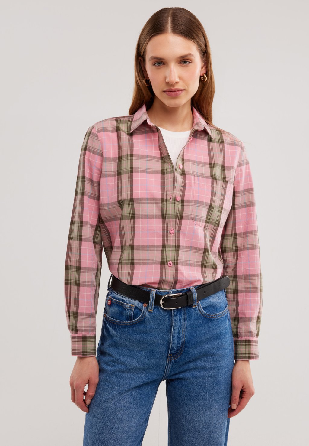 Блузка на пуговицах Big Star, розовый
Блузка на пуговицах Big Star, розовый