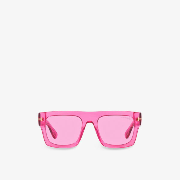 Солнцезащитные очки Fausto в квадратной оправе из ацетата FT0711 Tom Ford, розовый
Солнцезащитные очки Fausto в квадратной оправе из ацетата FT0711 Tom Ford, розовый