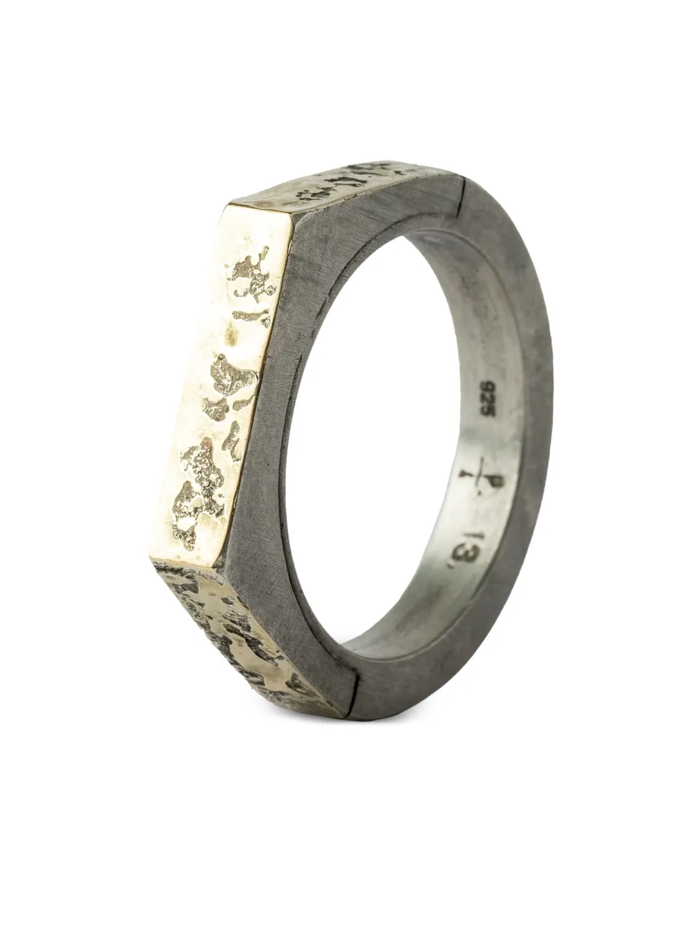 Позолоченное кольцо Sistema Parts of Four, серебряный 
Позолоченное кольцо Sistema Parts of Four, серебряный