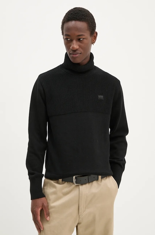 Хлопковый свитер G-Star, черный
Хлопковый свитер G-Star, черный