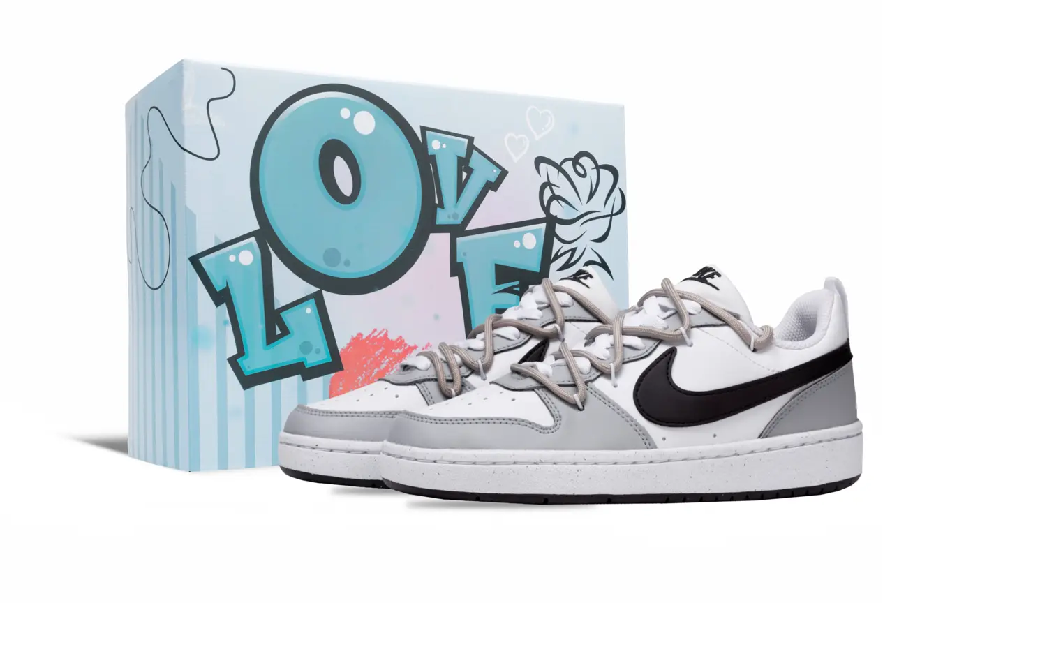 Детские, подростковые, противоскользящие, износостойкие, низкие кроссовки для скейтбординга Court Borough Nike, серый
Детские, подростковые, противоскользящие, износостойкие, низкие кроссовки для скейтбординга Court Borough Nike, серый