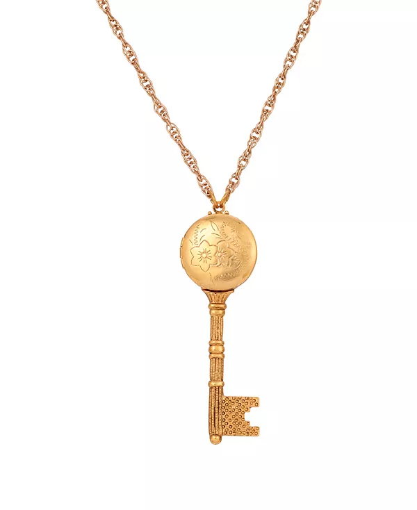 Ожерелье с подвеской в виде ключа-медальона 2028, yellow
Ожерелье с подвеской в виде ключа-медальона 2028, yellow