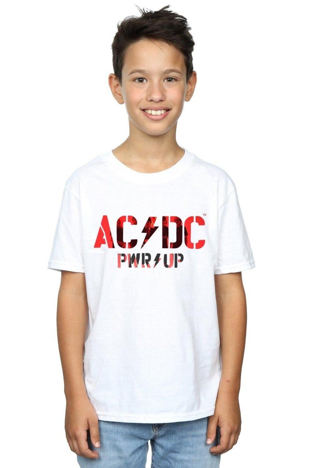 Футболка с логотипом PWR UP AC/DC, белый
Футболка с логотипом PWR UP AC/DC, белый