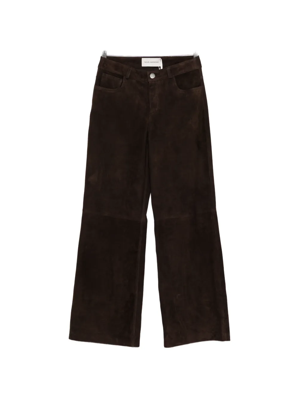 Брюки из замши Milo Nour Hammour, коричневый
Брюки из замши Milo Nour Hammour, коричневый