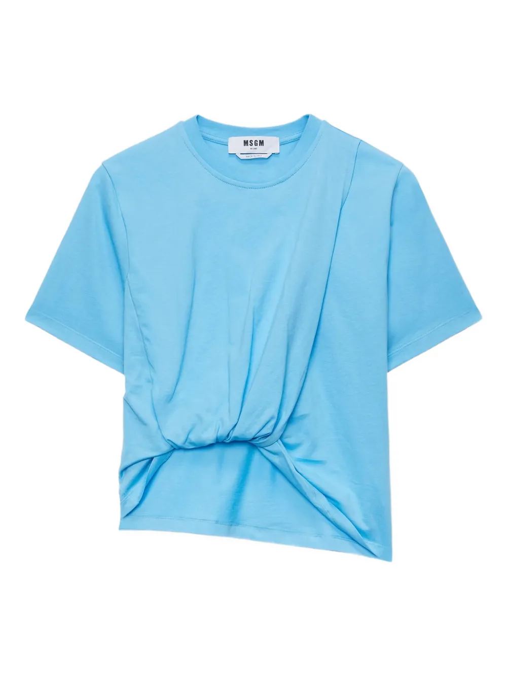 Футболка с перекрученным элементом Msgm, синий
Футболка с перекрученным элементом Msgm, синий